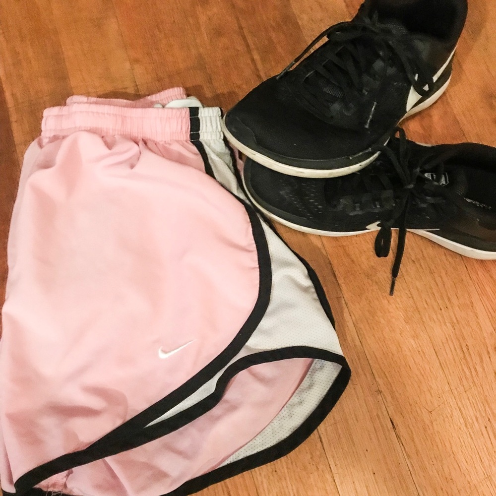 Pink Nike Running Shorts
